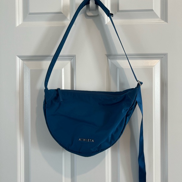 Athleta Handbags - Athleta Teal Crossbody Bag